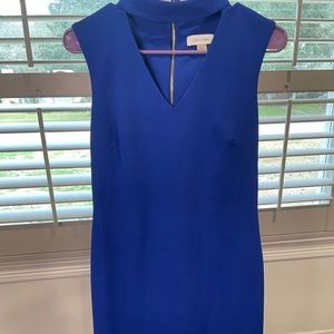 Calvin Klein Choker Dress color blue US10